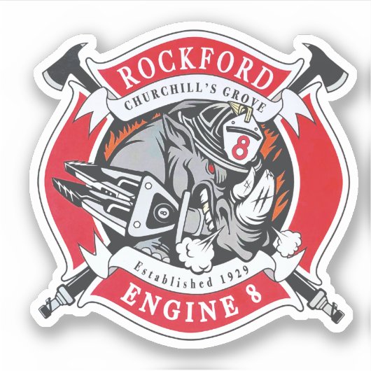 MOTOR 8 AUFKLEBER (Vorderseite)