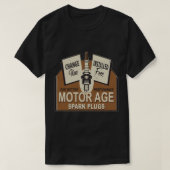 Motor Age Spark Plug T-Shirt (Design vorne)