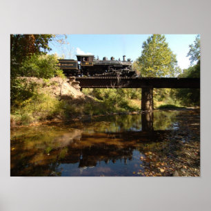 Motor auf Trestle Poster