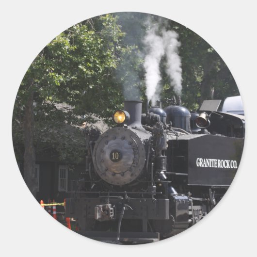 Motor-Aufkleber Runder Aufkleber (Vorderseite)