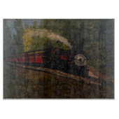 Motor aus altem Steam, Original von Gary Poling Schneidebrett (Vorderseite)