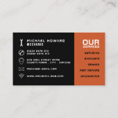 Motor, Auto, Mechanik und Reparaturen Visitenkarte (Rückseite)