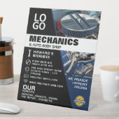 Motor-, Auto- und Reparaturwerbewerbung Sockelschild (In Situ)