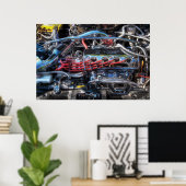 Motor - Autohirn Poster (Heimbüro)