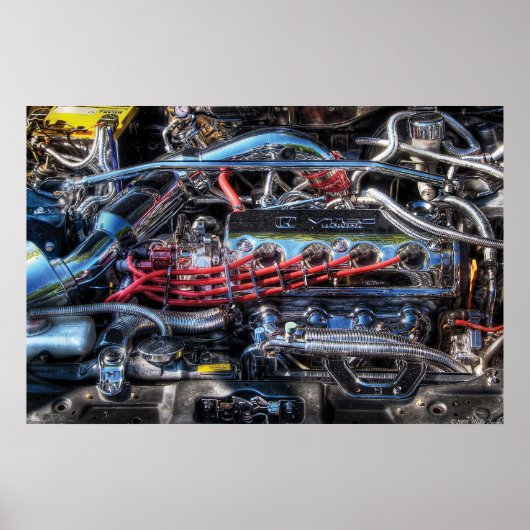 Motor - Autohirn Poster (Vorne)