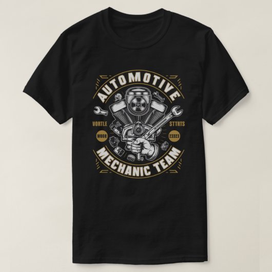 Motor-Automobil-Rennstrecke T-Shirt (Design vorne)