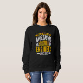 Motor Bauingenieur Sweatshirt (Vorne ganz)