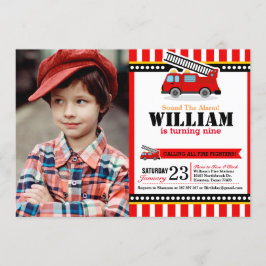 Motor Birthday Party Foto Einladung