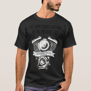 Motor-Block-Anführungskleidungsfahrer T-Shirt