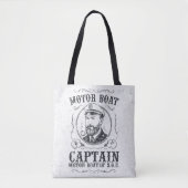 Motor Boat Captain Funny Pontoon Boating Tasche (Vorderseite)
