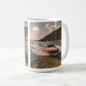 Motor Boat Coffee Tasse (VorderseiteRechts)