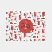 Motor Brigade Monogram Fleecedecke (Vorderseite (Horizontal))