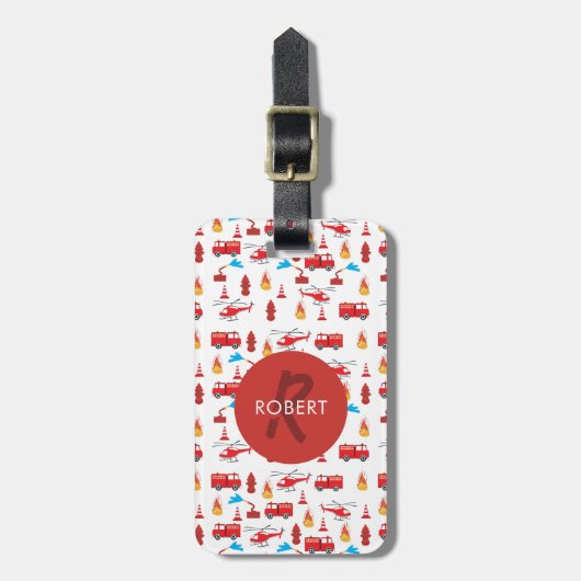 Motor Brigade Monogram Gepäckanhänger (Vorderseite vertikal)