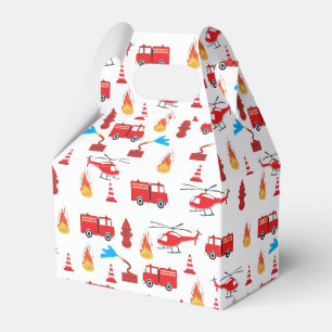 Motor Brigademuster für den roten LKW-Feuerzug Geschenkschachtel