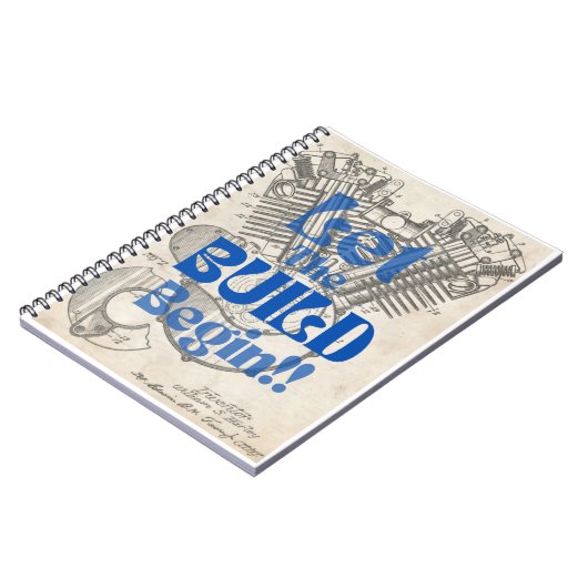 Motor Build-Journal Notizblock (Linke Seite)