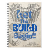 Motor Build-Journal Notizblock (Vorderseite)