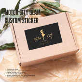 Motor City Glam Custom Aufkleber