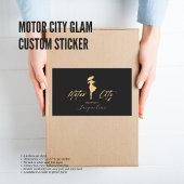 Motor City Glam Custom Aufkleber