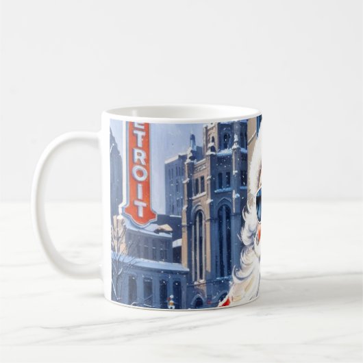 Motor City Santa Kaffeetasse (Links)