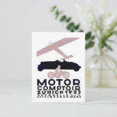 Motor Comptoir Zürich 1932 Postkarte (Stehend Vorderseite)