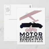 Motor Comptoir Zürich 1932 Postkarte (Vorne/Hinten)