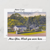 Motor Court, Brunswick, Georgia Postkarte (Vorne/Hinten)