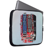 Motor, der die Ecke dreht Laptopschutzhülle (Vorne Rechts)