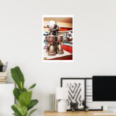 Motor der Flüssigrakete RD214 Poster (Heimbüro)