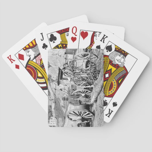 Motor des zivilen Krieges, 1865 Spielkarten (Rückseite)