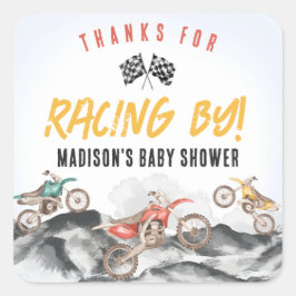 Motor Dirt Bike Baby Duschnadel Sticker