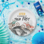 Motor Dirt Bike Zwei Fast 2. Party Pappteller (Party)