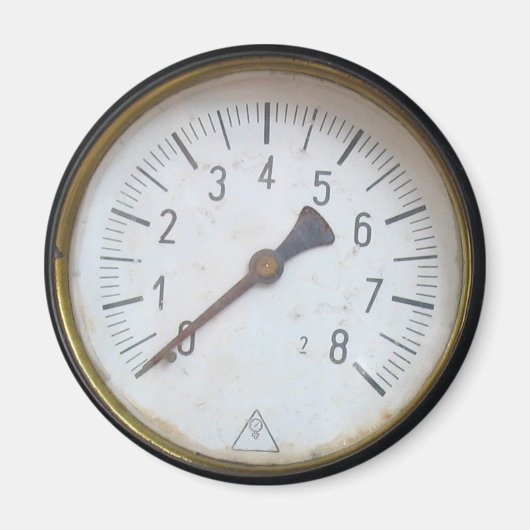 Motor-Druckmessgerät für alten Dampf-Kühlschrankma Magnet (Vorne)