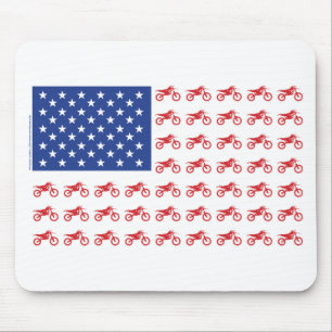 Motor-Fahrrad-Flagge-Moto-Kreuz Mousepad