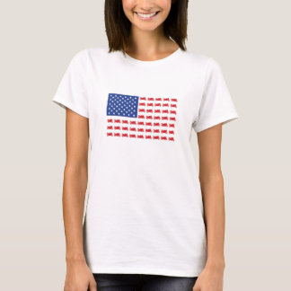 Motor-Fahrrad-Flagge-Sport T-Shirt