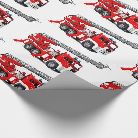 Motor-Feuerbild-glänzendes Papier, 30" x 6' Geschenkpapier (Ecke)