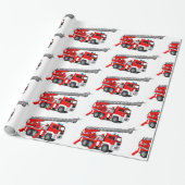 Motor-Feuerbild-glänzendes Papier, 30" x 6' Geschenkpapier (Ungerollt)