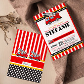 Motor-Feuerdusche Einladung