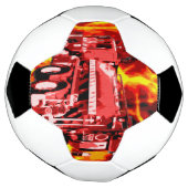 Motor-Feuersturm, Fußballball Fußball (Gedreht)