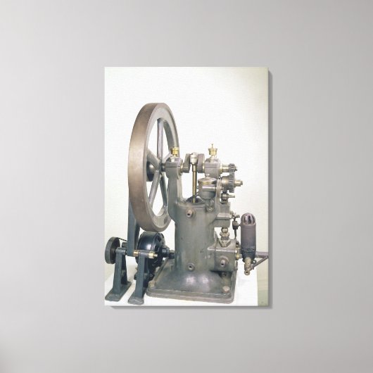 Motor für die Verbrennung, 1876 Leinwanddruck (Vorderseite)