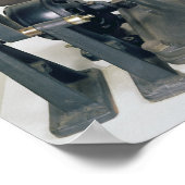 Motor für die Verbrennung, 1876 Poster (Ecke)