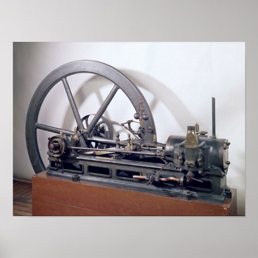 Motor für die Verbrennung Poster (Vorne)