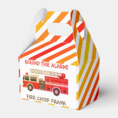 Motor für Feuerwehrfahrzeuge Geschenkschachtel (Rückseite)