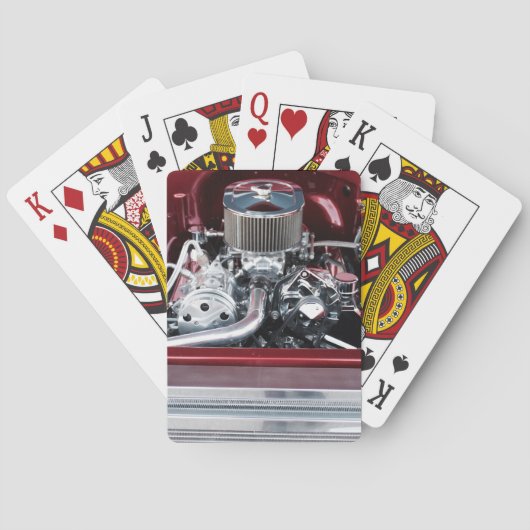 Motor für klassische Fahrzeuge Spielkarten (Rückseite)