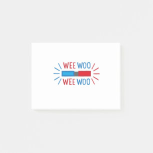 Motor für Polizeiwagen Post-it Klebezettel