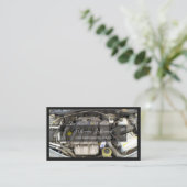 Motor für Rennmotortuning Visitenkarte (Stehend Vorderseite)