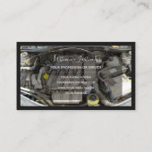 Motor für Rennmotortuning Visitenkarte (Rückseite)