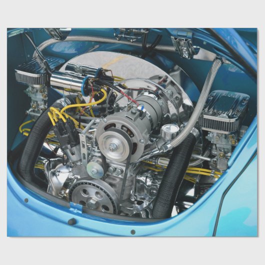 Motor Geschenkpapier (Flach)