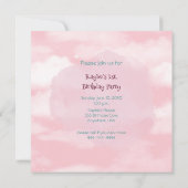 Motor Girl 1. Geburtstag Einladung (Rückseite)