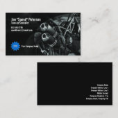 Motor Grau Motorrad 2 Service-Karte Visitenkarte (Vorne/Hinten)