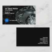 Motor Grau Motorrad 4 Service-Karte Visitenkarte (Vorne/Hinten)